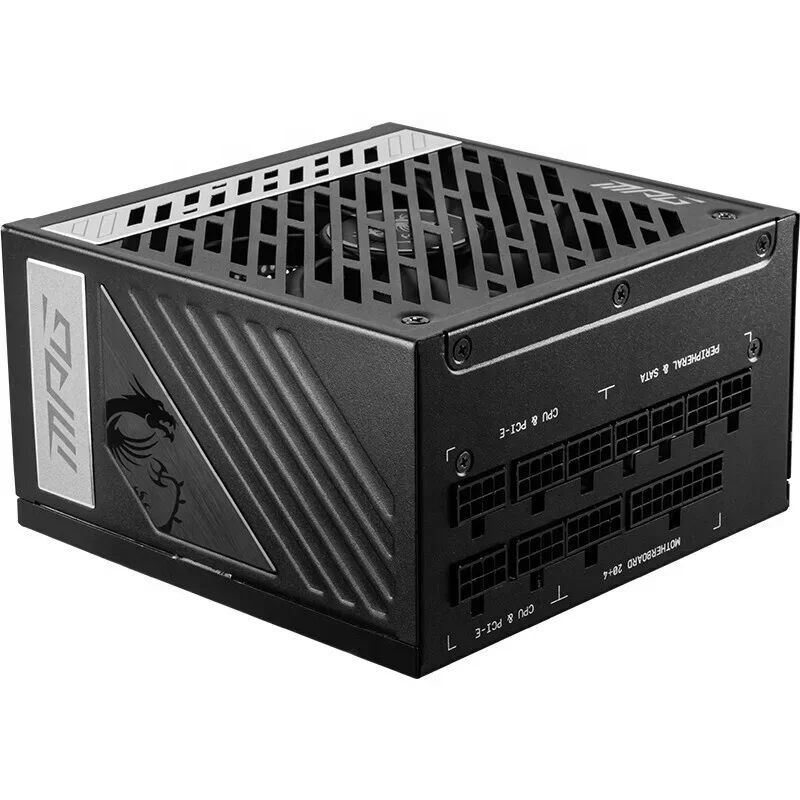 MPG A1000G Rated 850W/1000W/1250W 80 PLUS Gold Computer Power Supply PCI-E slots CASE POWER Power Supply for Desktop