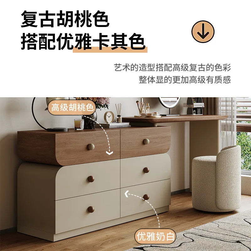 Dormitorio principal antiguo ventanal simple moderno nogal crema retro