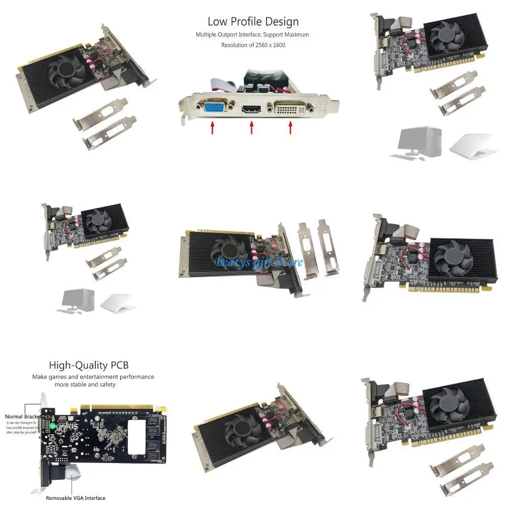 

C7AB 2GB Graphics Solution, 64 bit, 625MHz Frequency Optimizes Gamings