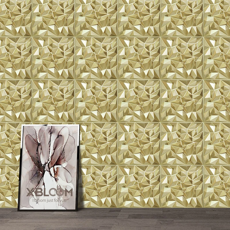 

Креативная Алмазная Мозаика 3D Настенное Панель Гостиная Фон Настенный Декор Современный Трехмерный Нерегулярный Наклейка На Стену Декор