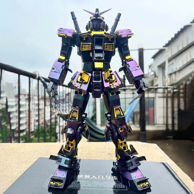 【재고 있음】DABAN 1/60 PG PGU RX-78-2 별이 빛나는 밤 코팅 완벽한 등급 UNLEASHED 조립 모델 키트 액션 피규어 로봇 완구