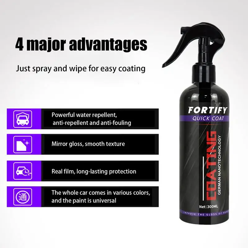 Multifunctional Coating Renewal Agent Spray 300ml Car Fast-Acting Coating Spray Car Fast-Acting Spray Car Protective Coatng