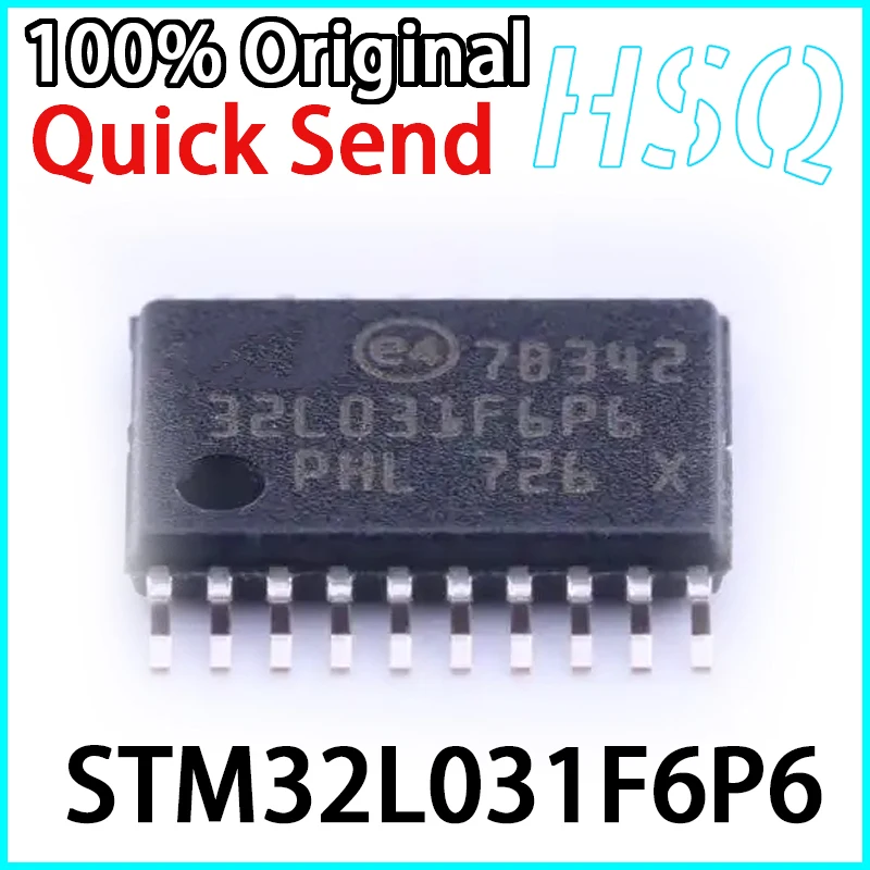 5PCS Original STM32L031F6P6 32L031F6P6 TSSOP20 Microcontroller Chip Brand New in Stock