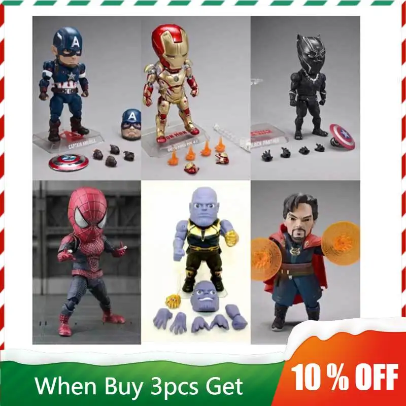 

Anime Peripherals Captain America Figure Model Thanos Figurine Ornament Decoration Doctor Strange Collection Toys Gifts