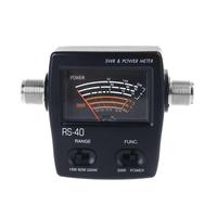 L4MA Power SWR Meter NISSEI RS-40 for HAM Mobile Radio SWR Measurable 144/430mHz 200W RS40 VHF UHF Meter for Walkie Talkie
