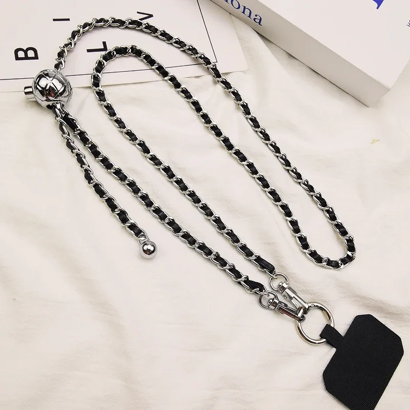 Crossbody Pickup Chain Pendant Phone Lanyard Adjustable Portable Anti-loss Lanyard  Correa Movil Iphone  Cute Phone Charm