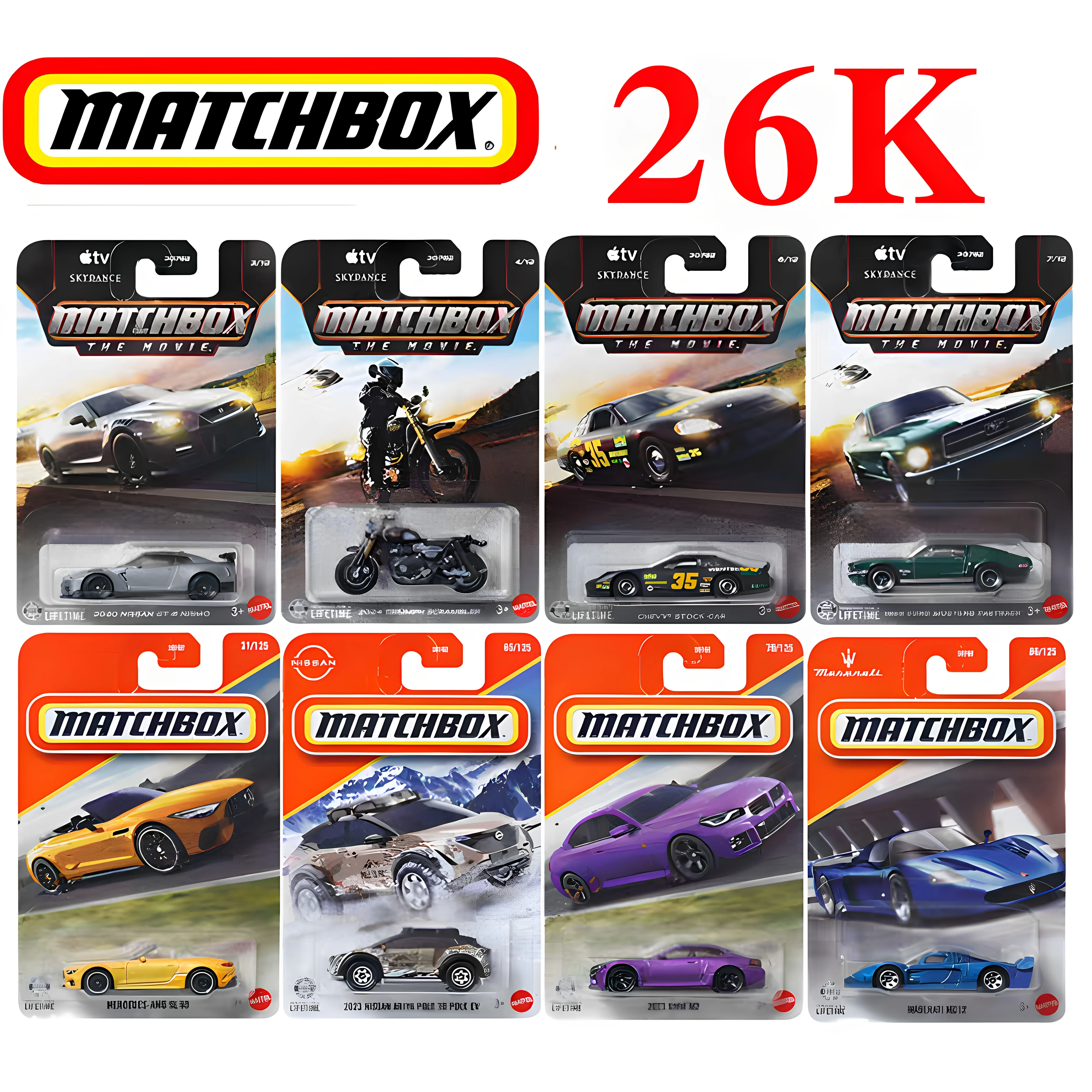 2026 Matchbox Car Mercedes-AMG SL 63 2023 BMW M2 Maserati MC12 1/64 Metal Die-cast Model Collection Toy Vehicles