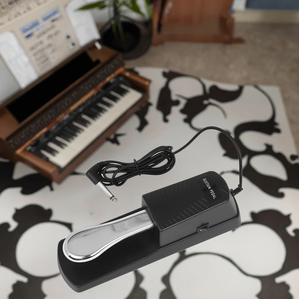 Wholesale OEM Brand GT-86 Model ABS+Metal Piano Sustain Pedal Hand Roll Keyboard Synthesizer MIDI Foot Pedal