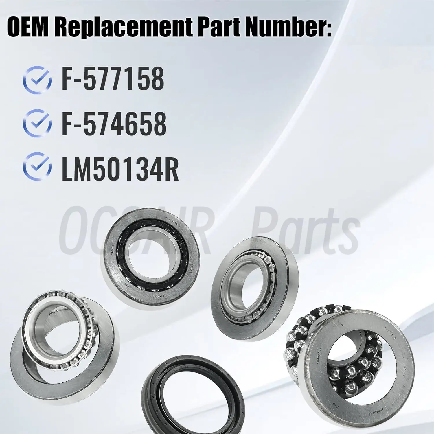 Reparatur satz für hintere Differential lager für 2013-2019 Cadillac ats cts F-577158,F-574658, lm50134r, 22993016,92230584