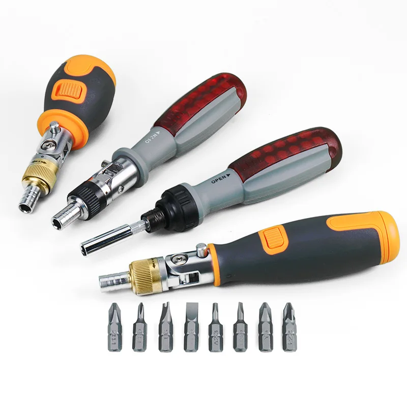 Ratchet Corner Screwdriver Set New Portable Hidden Bit Combination Multifunction Screwdriver Multi-angle
