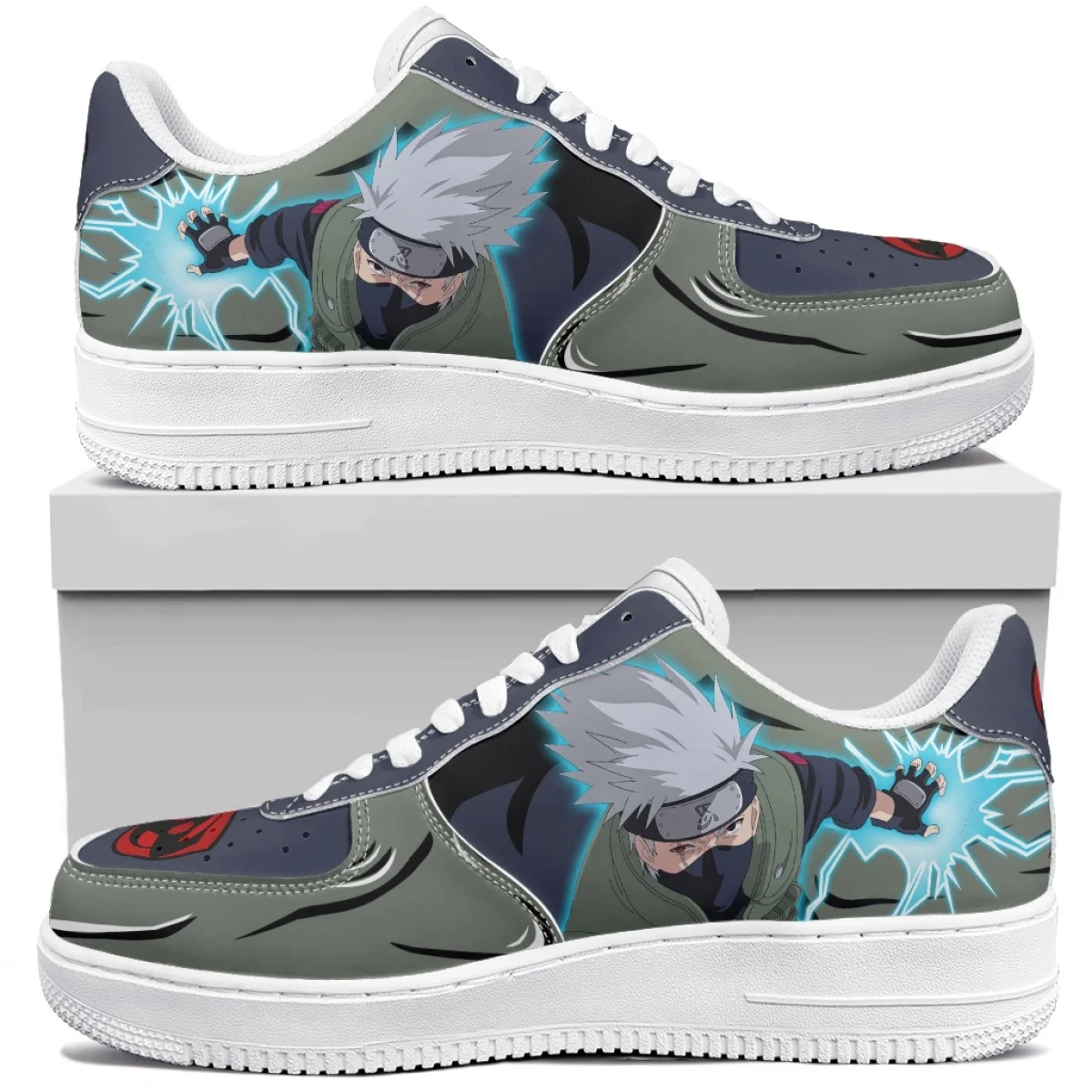 Naruto Anime Schoen Akatsuki Figuur Uzumaki Naruto Mode Basketbal Schoenen Hoge Kwaliteit Sneakers Casual Schoenen Aangepaste Schoen Gift