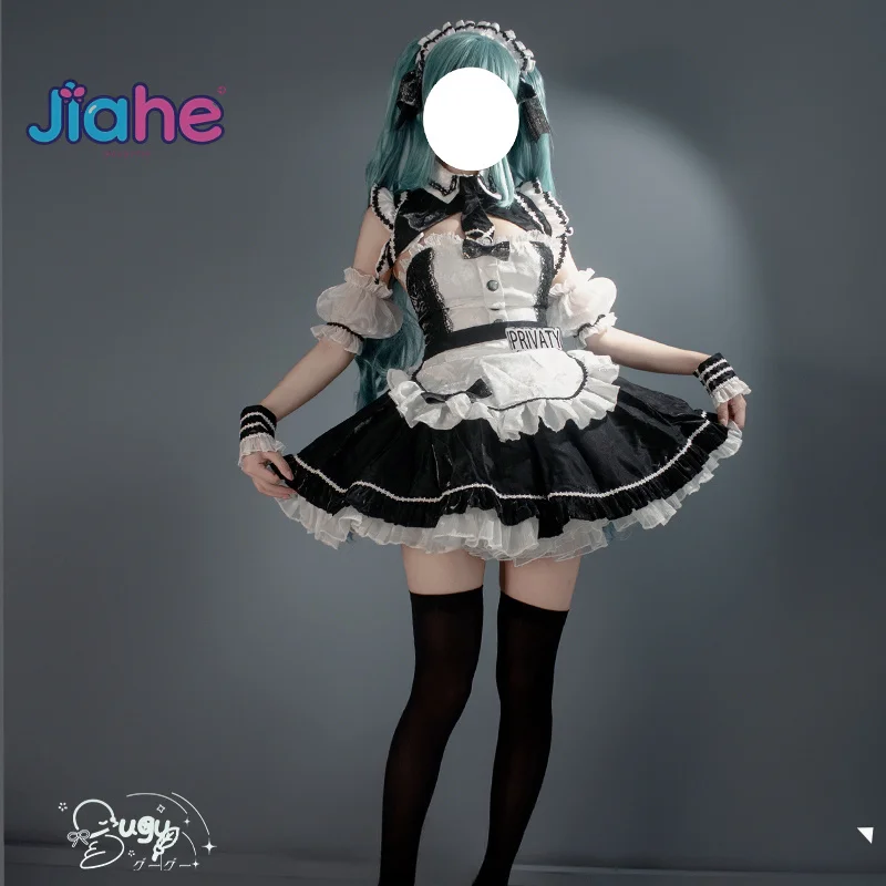 Gam diosa de la victoria: Nikke Privaty Cosplay disfraz de Privaldi sirvienta femenina vestido de Lolita conjunto de accesorios de corbata fiesta de Halloween nuevo uniforme