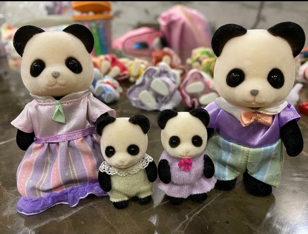 Sylvanian Families Anime Figures Ternurines Originales Doll Toy Baby Doll Collection Kawaii Ornament Birthday Gifts Toys