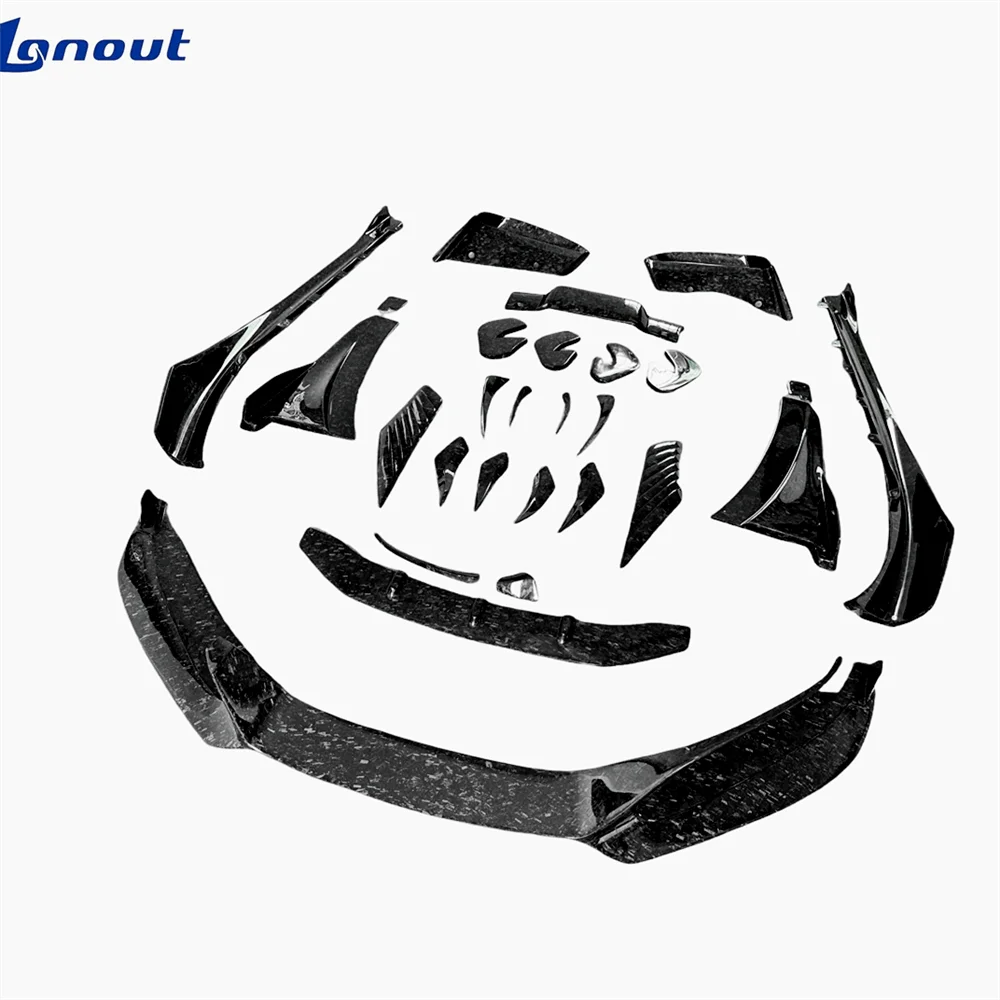 

Для комплекта широкого кузова из углеродного волокна для BMW I8, передний бампер, боковые юбки, задний диффузор