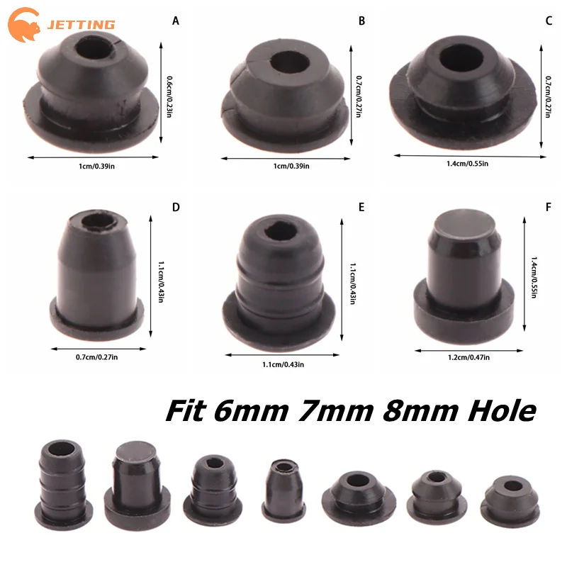 For Di2 Grommets Rubber Plug 6mm 7mm 8mm Frame Electronic Shifter Cable Cover Front Rear Derailleur Mechanical