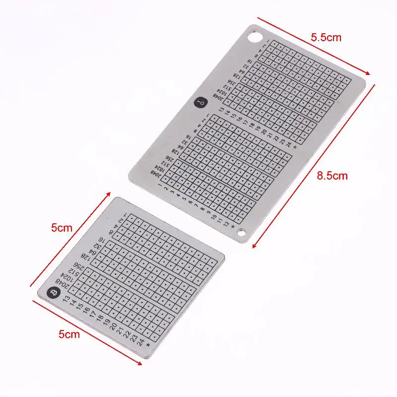Y-1Pc Mnemonic 24 Words Backup Kit, Crypto Seed Phrase Storage Plate For BIP39 Recovery Words, Recovery Cold Wallet