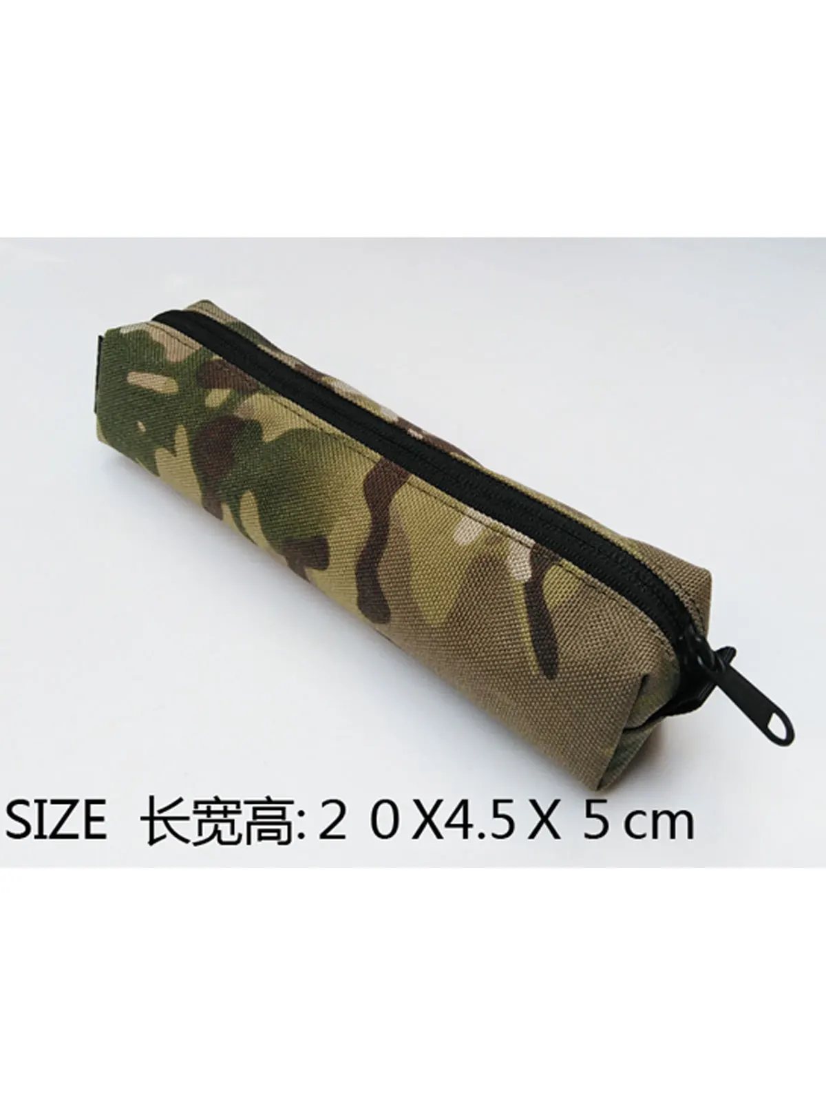 Japanese Style Student Stationery Storage Bag Waterproof Pencil Bag Nylon Cloth Clutch Bag Small Durable Pen Case Edc Pouch