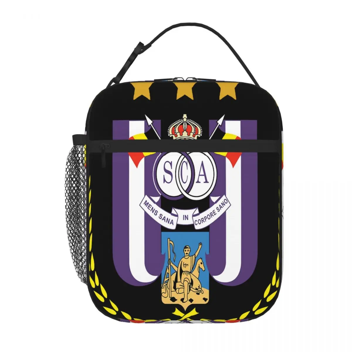 Hot Sale Rsc Anderlecht Graphic Food Storage Bag Business Travel Meal Carry Lunch Bag