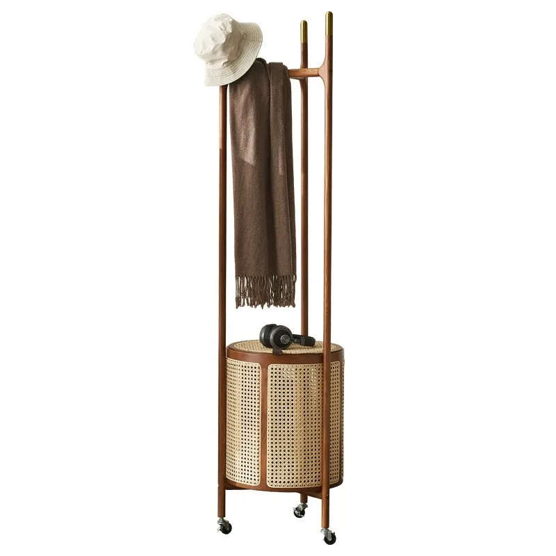 

Hanging hanger Floor-to-ceiling bedroom door Solid wood hanger Household ash wood removable dirty
