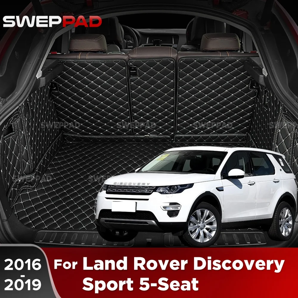 Cargo Liner For Land Rover Discovery Sport 5-Seat 2016-2019 Car Trunk Mats Carpet With Backrest Protector Cargo Mats Accessories