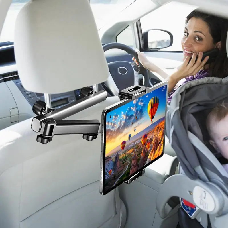 

Tablet Holder For Car Telescopic Tablet Mount Car Headrest Tablet Holder Adjustable Folding Car Phone Stand Tablet Accessories