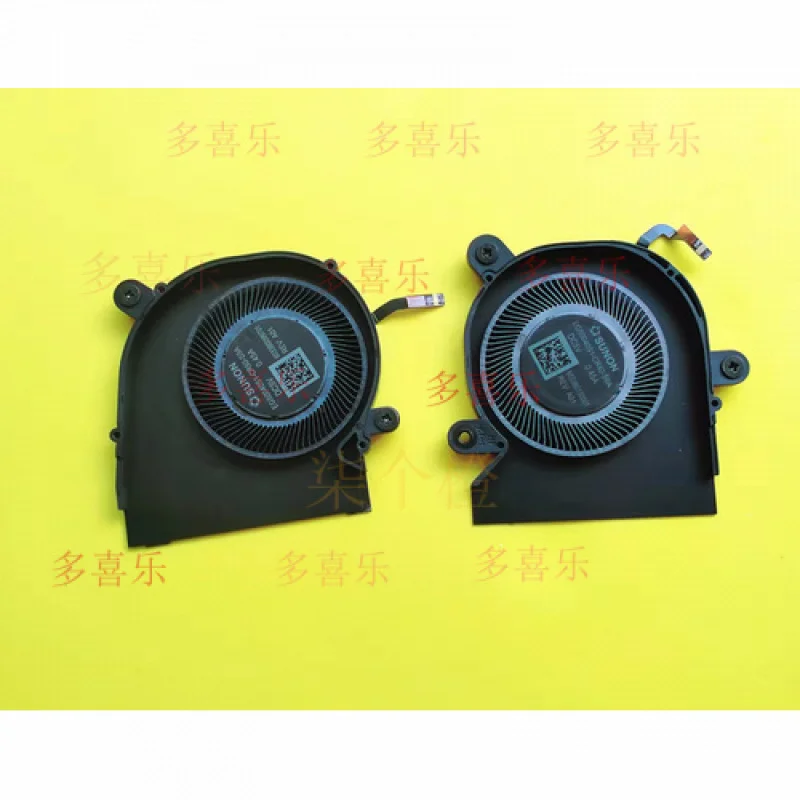 QQ الأصلي ل HP Elite Dragonfly G3 CPU + GPU مروحة التبريد R + L DC5V N11560-001 #2