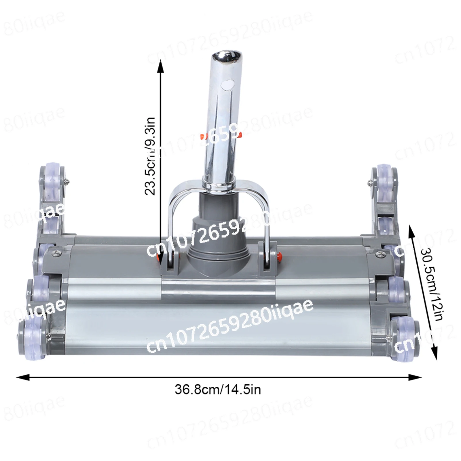 

14-дюймовый пылесос для бассейна, всасывающая головка для грязи, всасывающая вакуумная головка, щетка, очиститель для бассейна, инструмент для чистки пруда, аксессуар