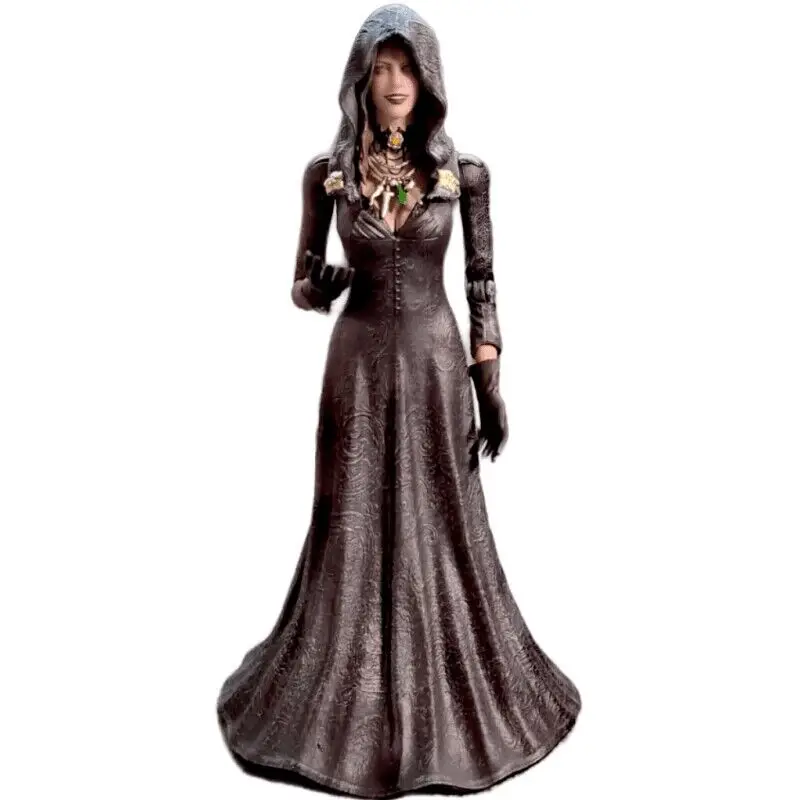 Model1/12 Resident Evil Mrs. Eight Feet Daughter Head Carving Action Figures Collection Birthday Gift