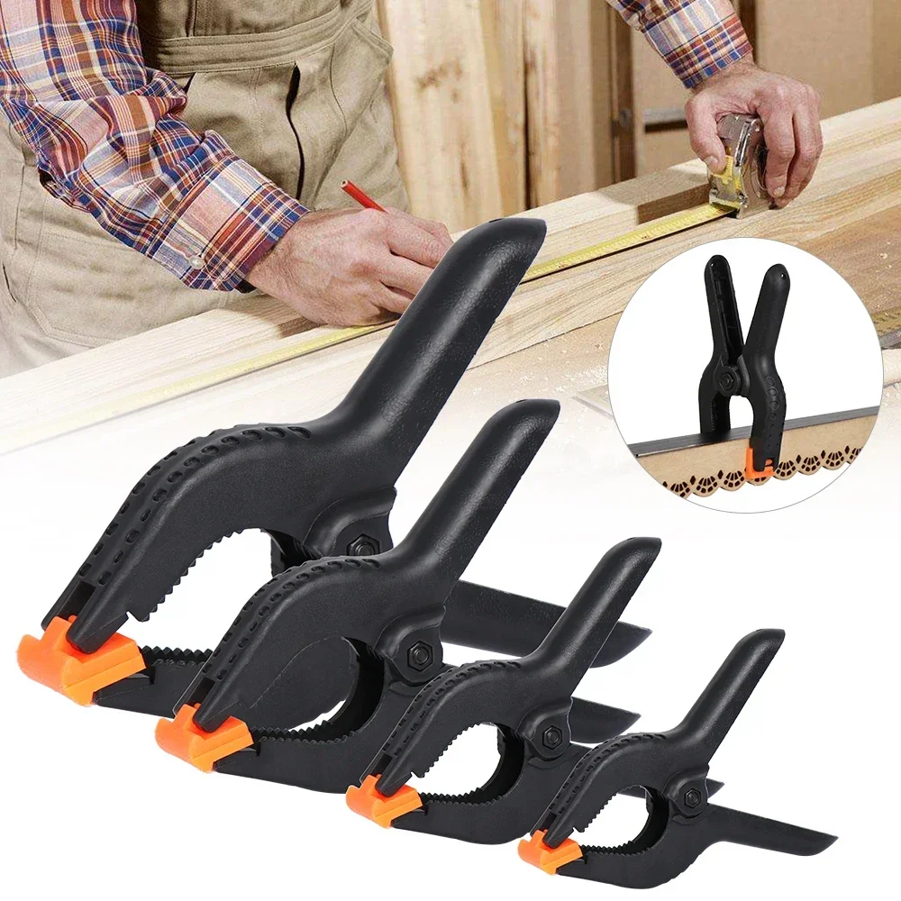 Adjustable Woodworking Clamps Wood Working Tools Spring Clip Carpentry Clamps For Photo Studio Background Clip