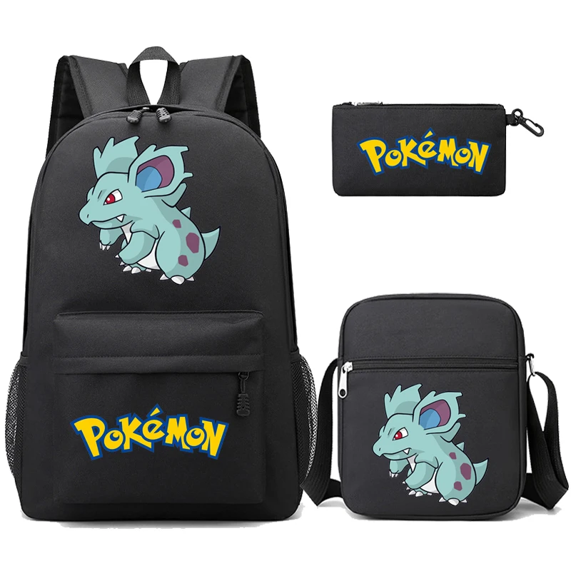 Pokemon Pikachu plecak dla studentek plecak na laptopa Snorlax książka żeńska wodoszczelny tornister Gengar Mochilas