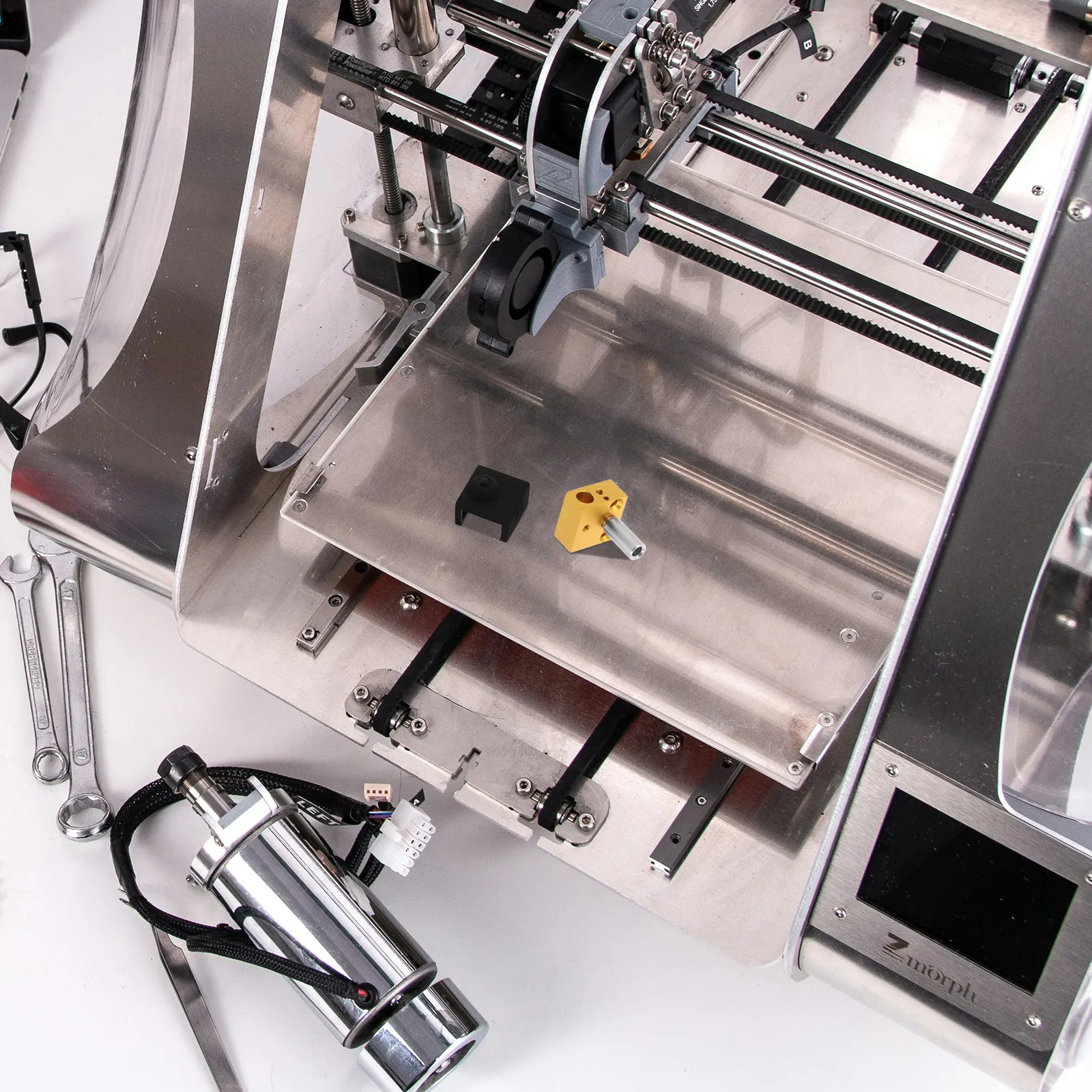 

1Set 3D Printer Parts Aluminum Extruder Heat Block Kit for Hotend Heater Block Extruder Accessories 3D Printing Performance