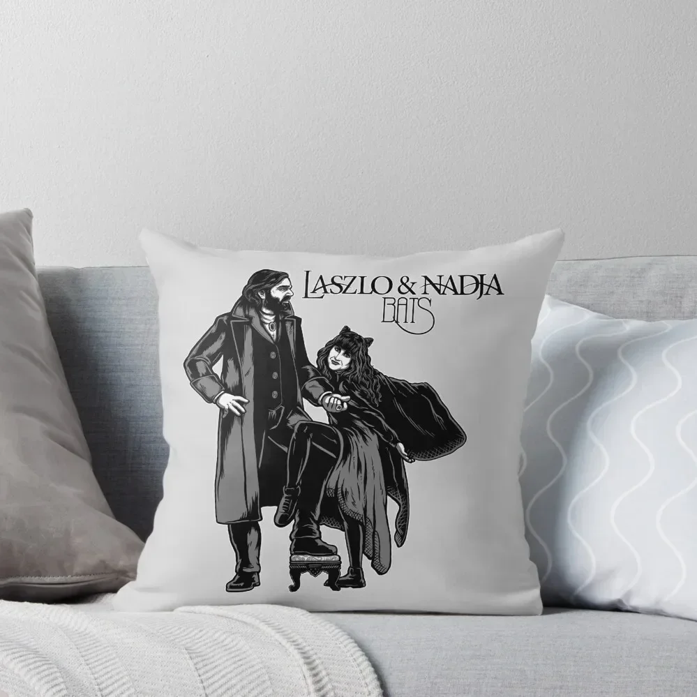 Laszlo & Nadja album cover Throw Pillow Decorative pillowcase luxury home accessories pillow