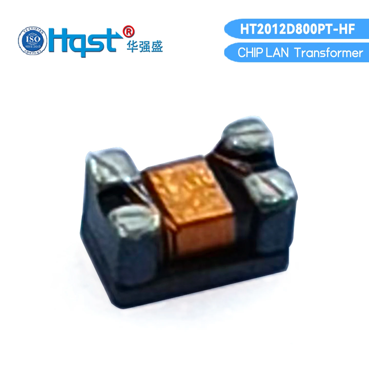 Original Common Mode Choke Coil HT2012D800PT-HF SMD Shielded Inductor 800mA 1000Vrms for Ethernet Network Communication Filter