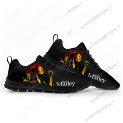 Reggae Rock Music Star Bob Marley Sports Shoes Mens Womens Teenager Kids Children Sneakers Custom High Quality Couple Shoes