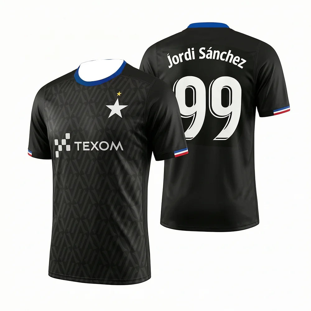 Unisex Wisła Kraków Team Kurzarm-Sport-T-Shirt Atmungsaktiv Schnelltrocknend Neues Modell für Fans der Polnischen Liga – Detail 3