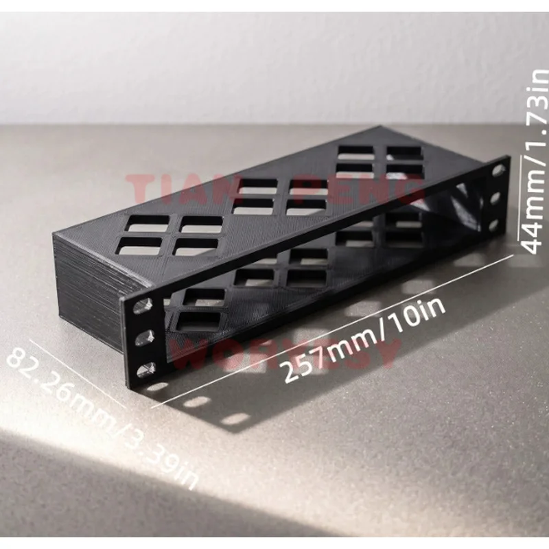 Bracket For UniFi (Flex2.5G/Flex2.5GPoE) 10 Inch Dimension Matches Standard Rack Cabinet And Secures Network Switch Steadily To