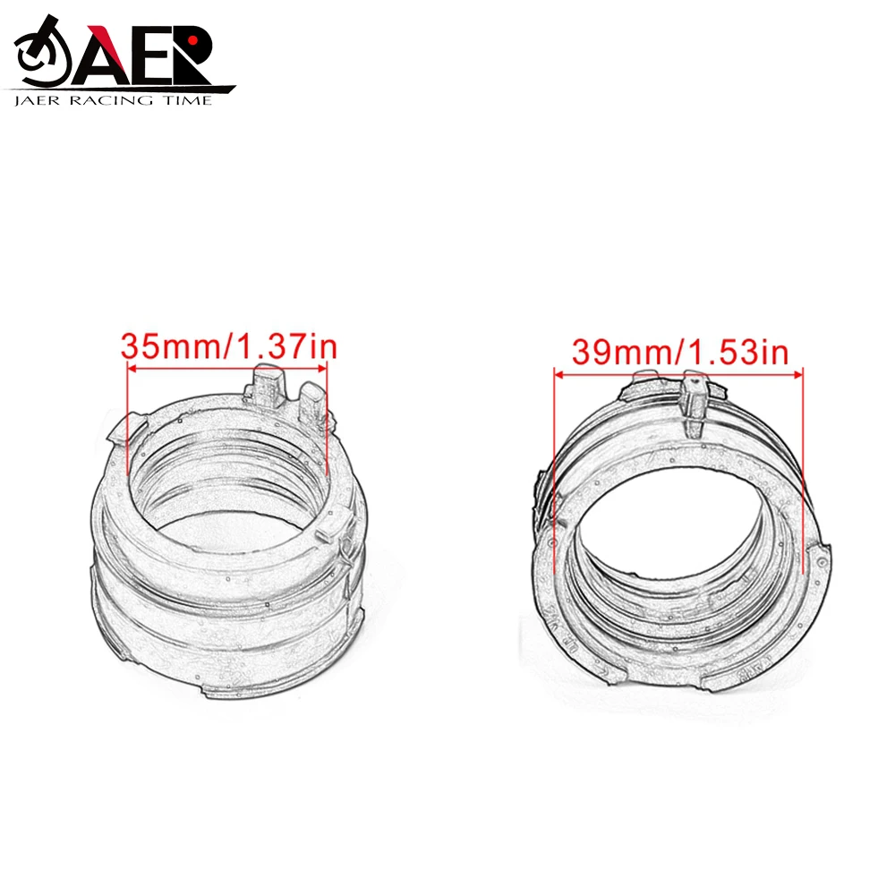 4 PCS Motorcycle Carburetor Adapter Inlet Intake Pipe For Honda CBR400 NC23 CBR 400 NC29 CB-1 CB400F
