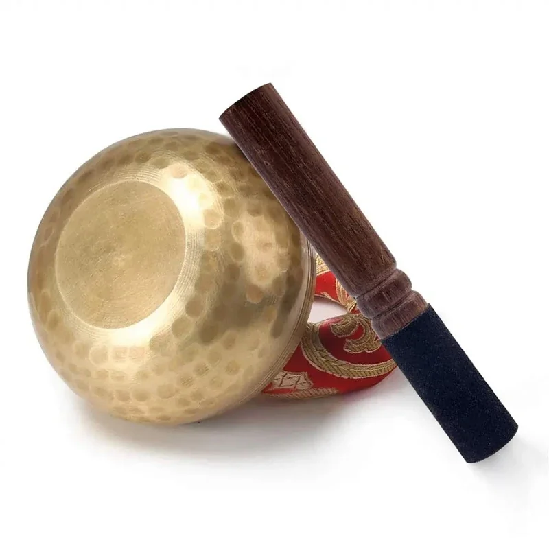 Tibetan Singing Bowl Set Sound Bowl Meditation Bowl Unique Gift Helpful for Meditation Yoga Stress Relief image 2