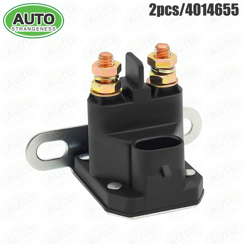 

2Pc Starter Relay Solenoid for Polaris RZR Ranger General 2015-2019, Direct Replacement 4014655 Car Accessories