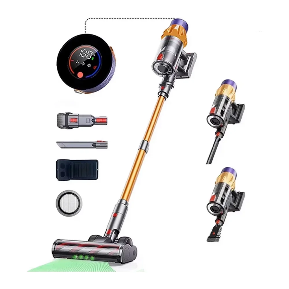 MPQU 50kPa 550W aspirateur sans fil écran tactile batterie amovible 3 Mode d'alimentation balai électrique aspirateur Rechargeable