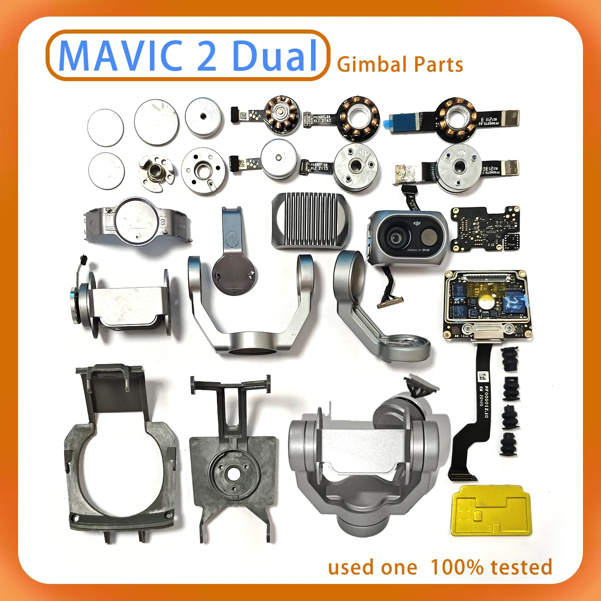 Mavic 2 advanced dual beam gimbal motor thermal imaging motor factory engine yaw motor arm Mavic 2 testing use