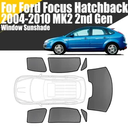 Custom Magnetic Car Window Sunshade For Ford Focus Hatchback MK2 2004-2010 2nd Gen Curtain Mesh Front Windshield Frame Curtain