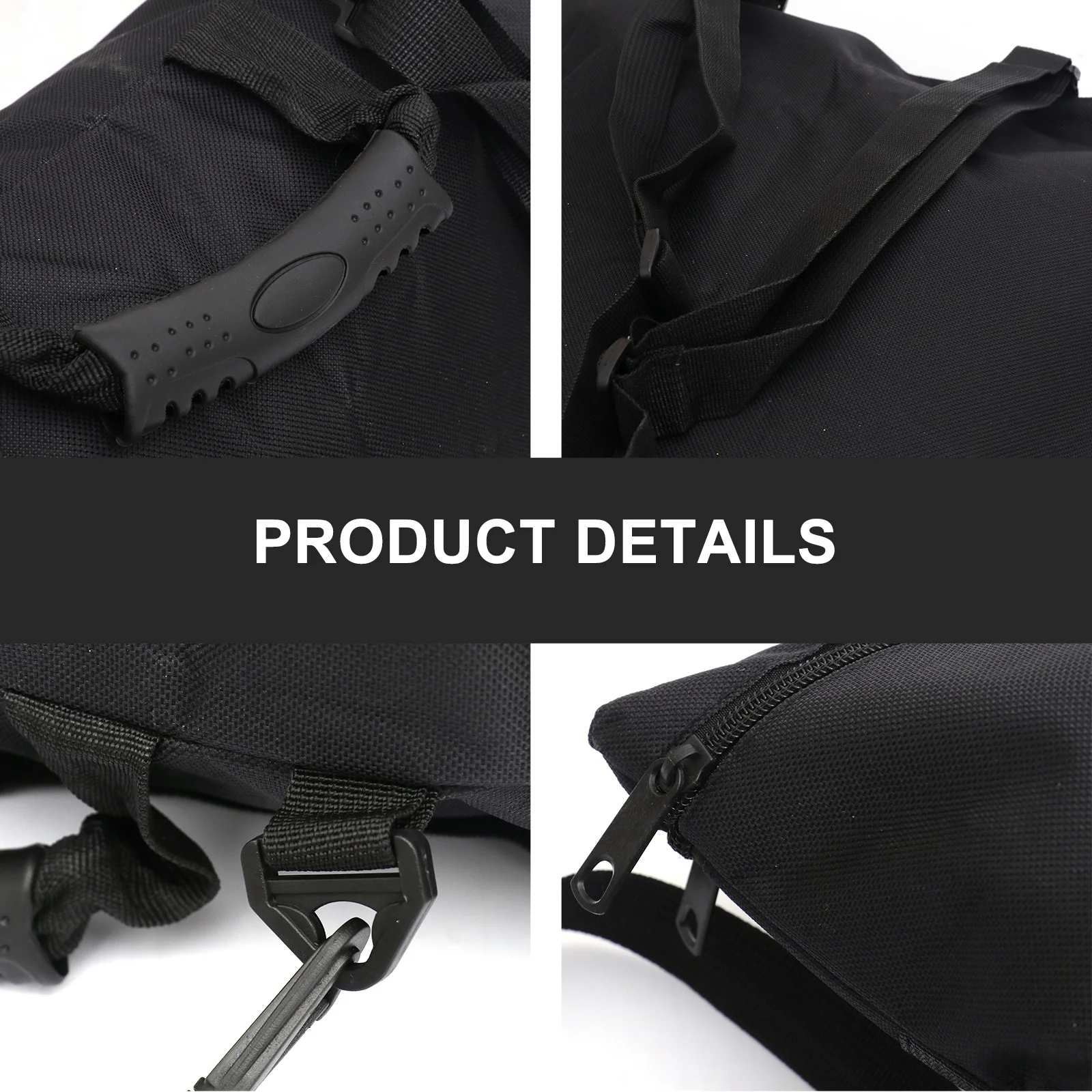 

Waterproof Drawing Board Bag For Art Supplies Zipper Large Capacity Canvas Storage Case Lightweight Black A3 Size Tote