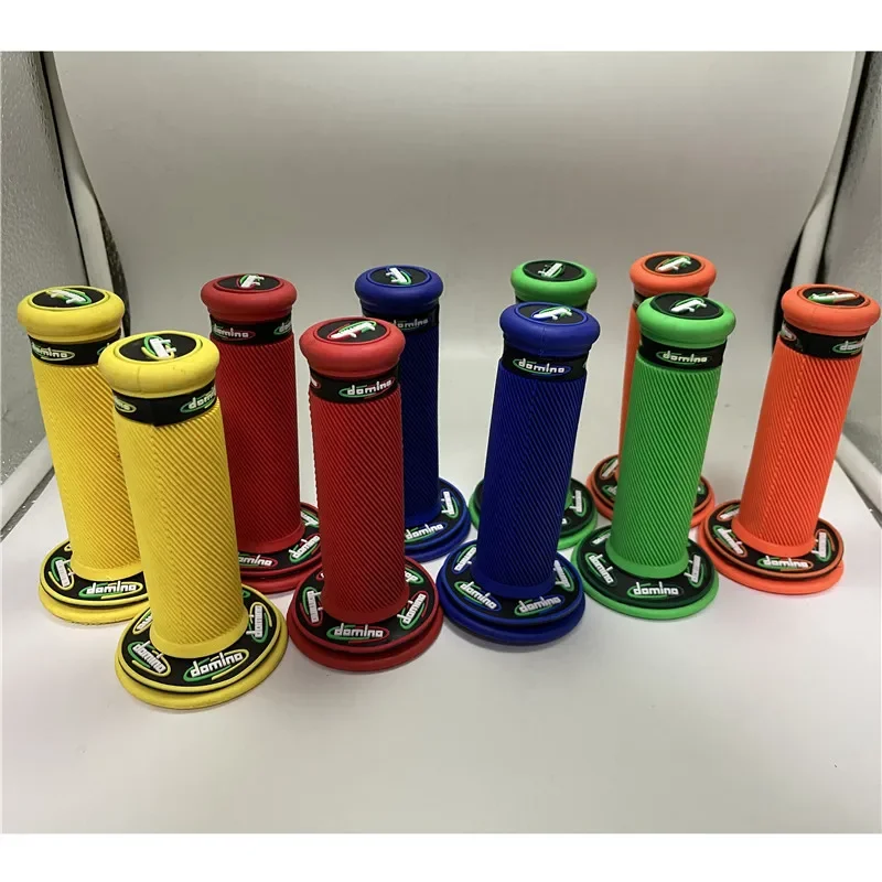 Manoplas de Borracha Macia para Moto 7/8" (22mm) para Guidão Yamaha MX com Acelerador e Almofada Superior