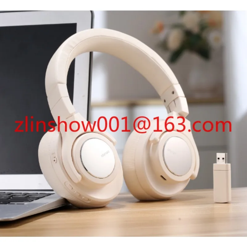 New Arrive Panorama Audio ANC Dual Wireless BT 2.4G BT40NC Plus 360 Wireless Headphone Hybrid Noise Cancelling Gaming Headset