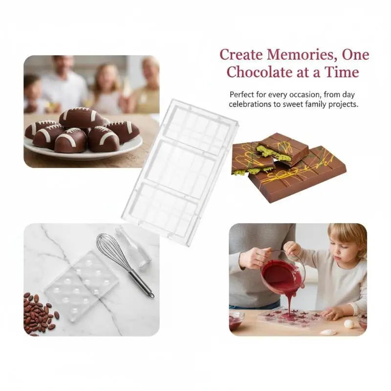 Chocolate Candy Mold Circular Shape Baking Cake Polycarbonate Chocolate Molds Baking Pastry Tools Kitchen Household Supplie