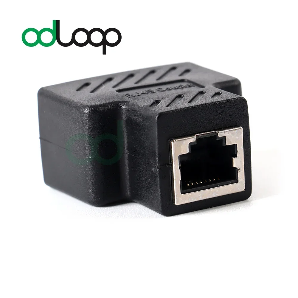 ODLOOP Network Rj45 كابل ميناء كابل الشبكة الفاصل موسع محول القابس موصل (8 الأساسية) سبليت إلى اثنين من الفاصل