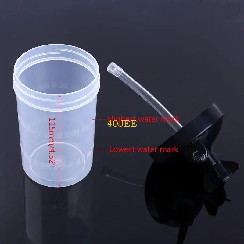 

40JE Oxygen Concentrators Humidifier Translucents Designs Bottle Humidifier Plastic Reusable Home for Oxygen Generators