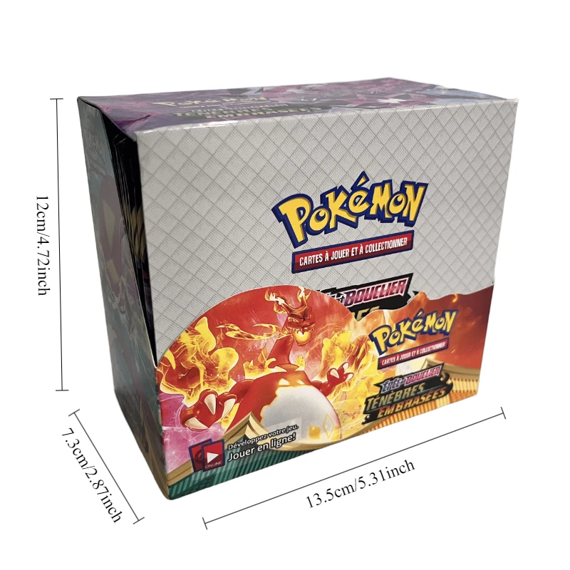 Francuskie Karty Pokemon 151 AVENTURES ENSEMBLE Obsidian Flames Pokémon Booster Battle Transaction Cards Collection Cards Toy