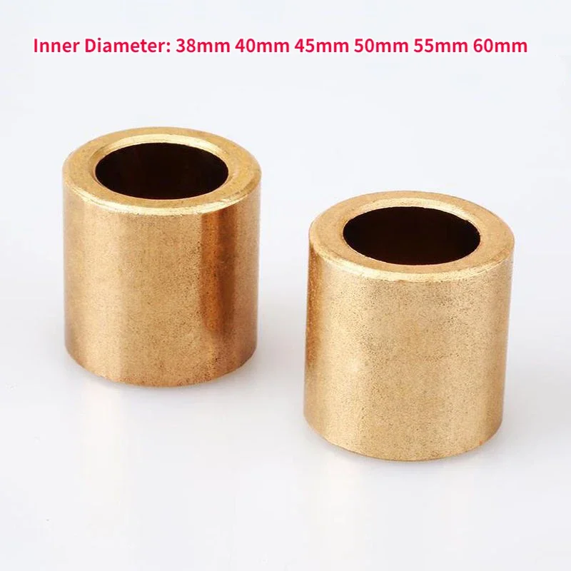 1Pcs Powder Metallurgy Bearing Copper Sleeve ID 38/40/45/50/55/60mm Brass Bushing Guide Sleeve Copper Base Bearing